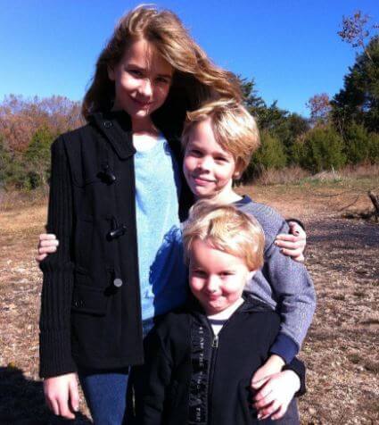 Childhood picture of Jasper Breckenridge Johnson with his siblings.